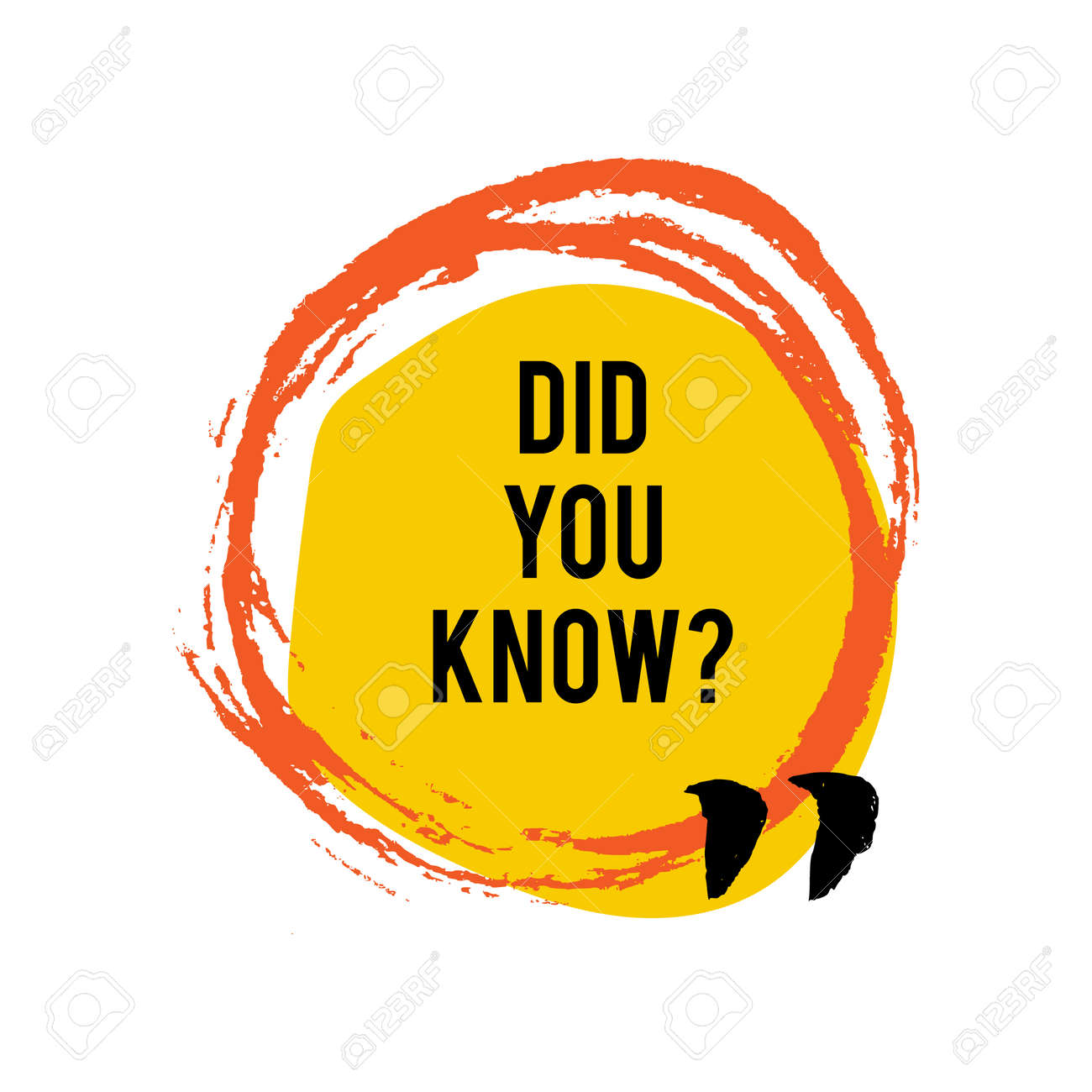 Did you know speech bubble icons. Fun fact idea label. Banner for business, marketing and advertising. Funny question sign for logo. Vector design element with hand brush strokes isolated on white. - 133190811 Did you know speech bubble icons. Fun fact idea label. Banner for business, marketing and advertising. Funny question sign for logo. Vector design element with hand brush strokes isolated on white. - 133190811