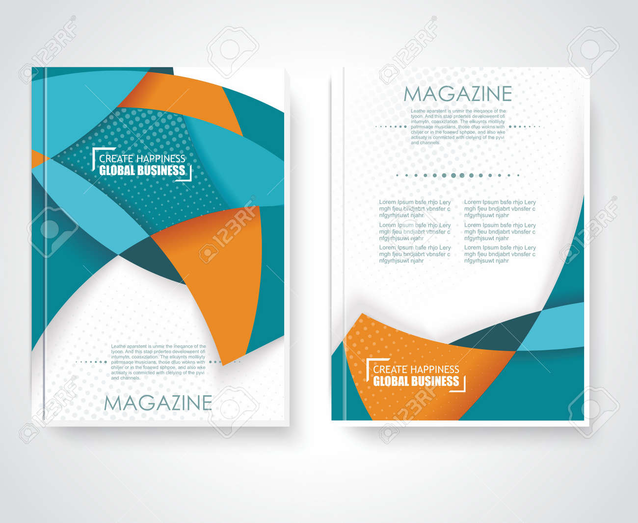 geometric design vector business brochures magazines banners business brochures