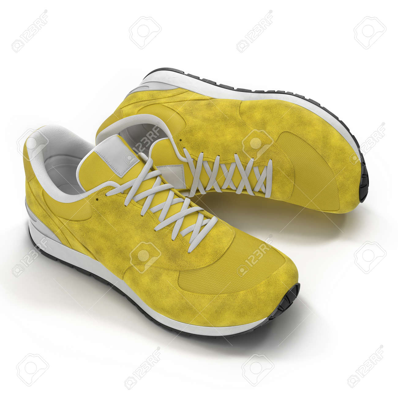 baskets jaunes