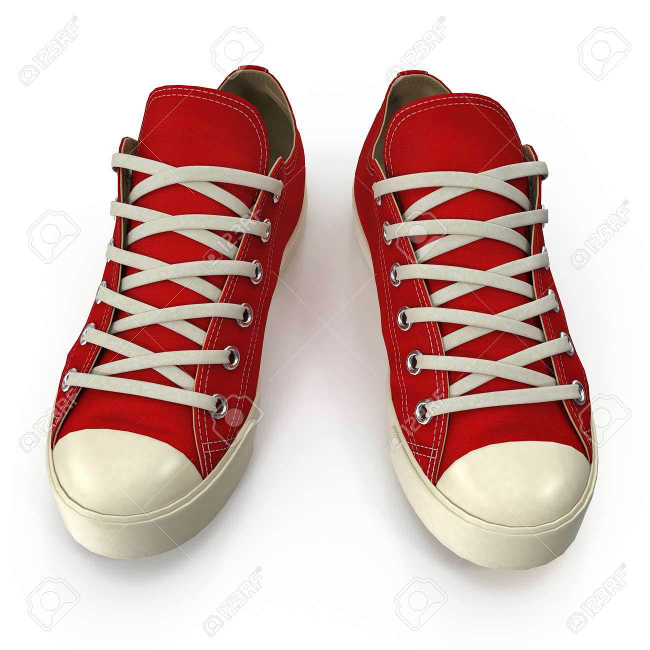 tenis rojos deportivos