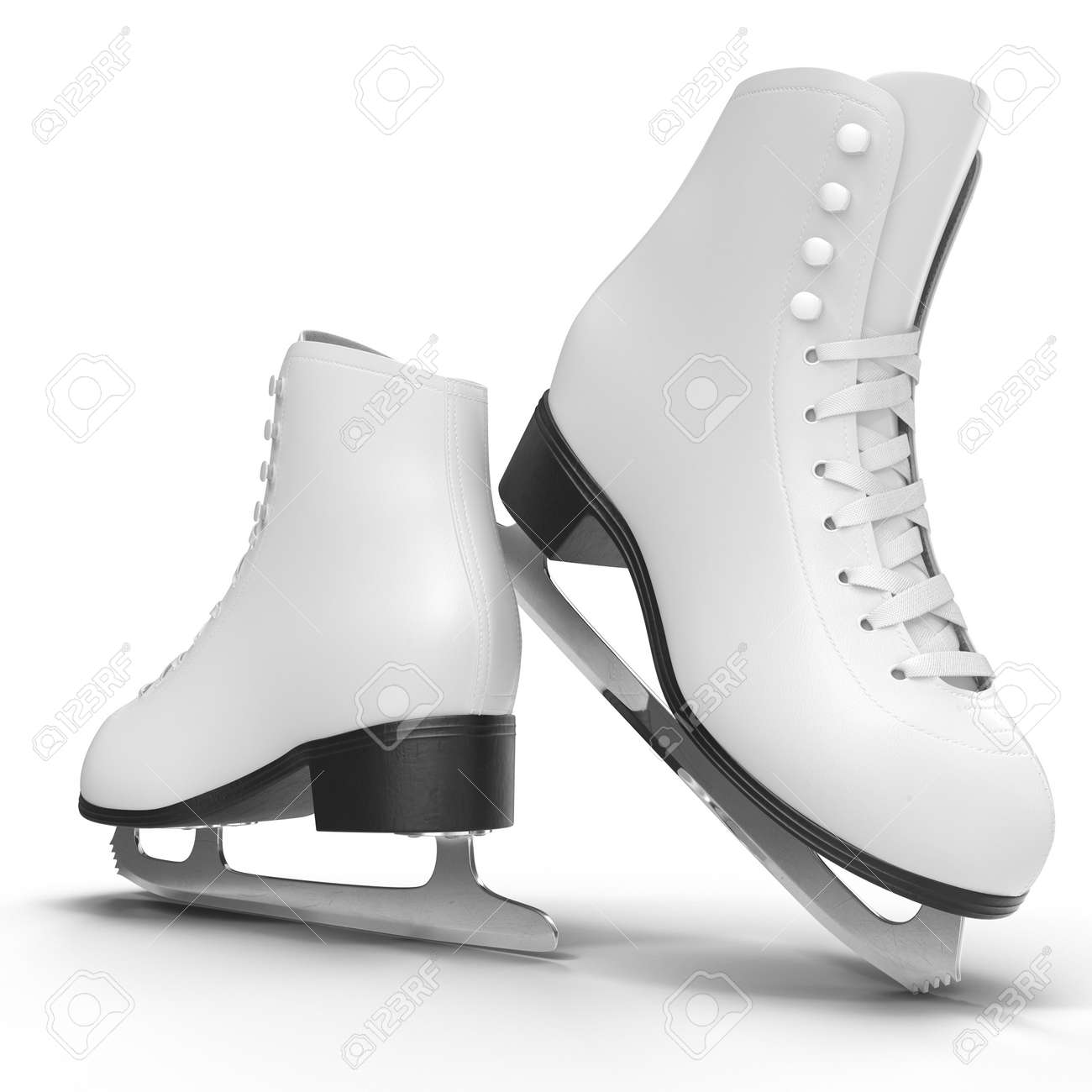 white ice skates