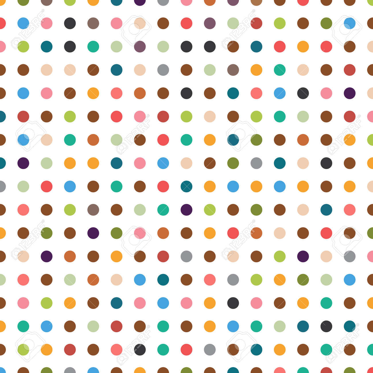 Colore senza soluzione di continuità con texture a pois modello ... Colore con la a