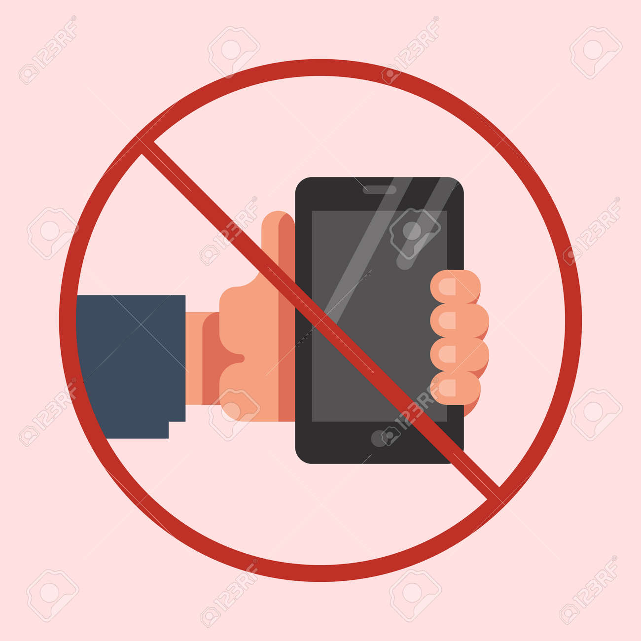 no phone sign no