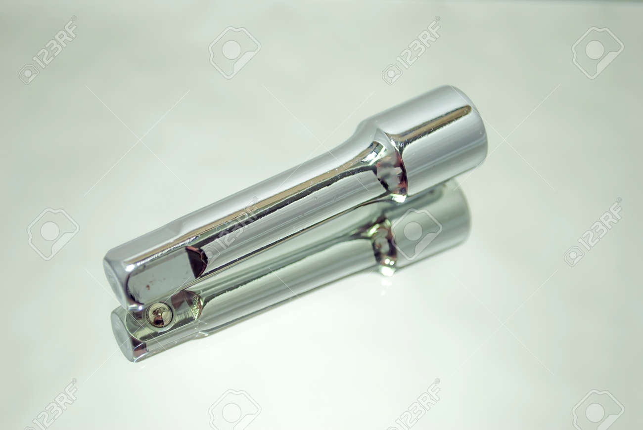 Ratchet Socket Wrench Coupling Extension On Mirror Stock Photo Picture And Royalty Free Image Image 124344285