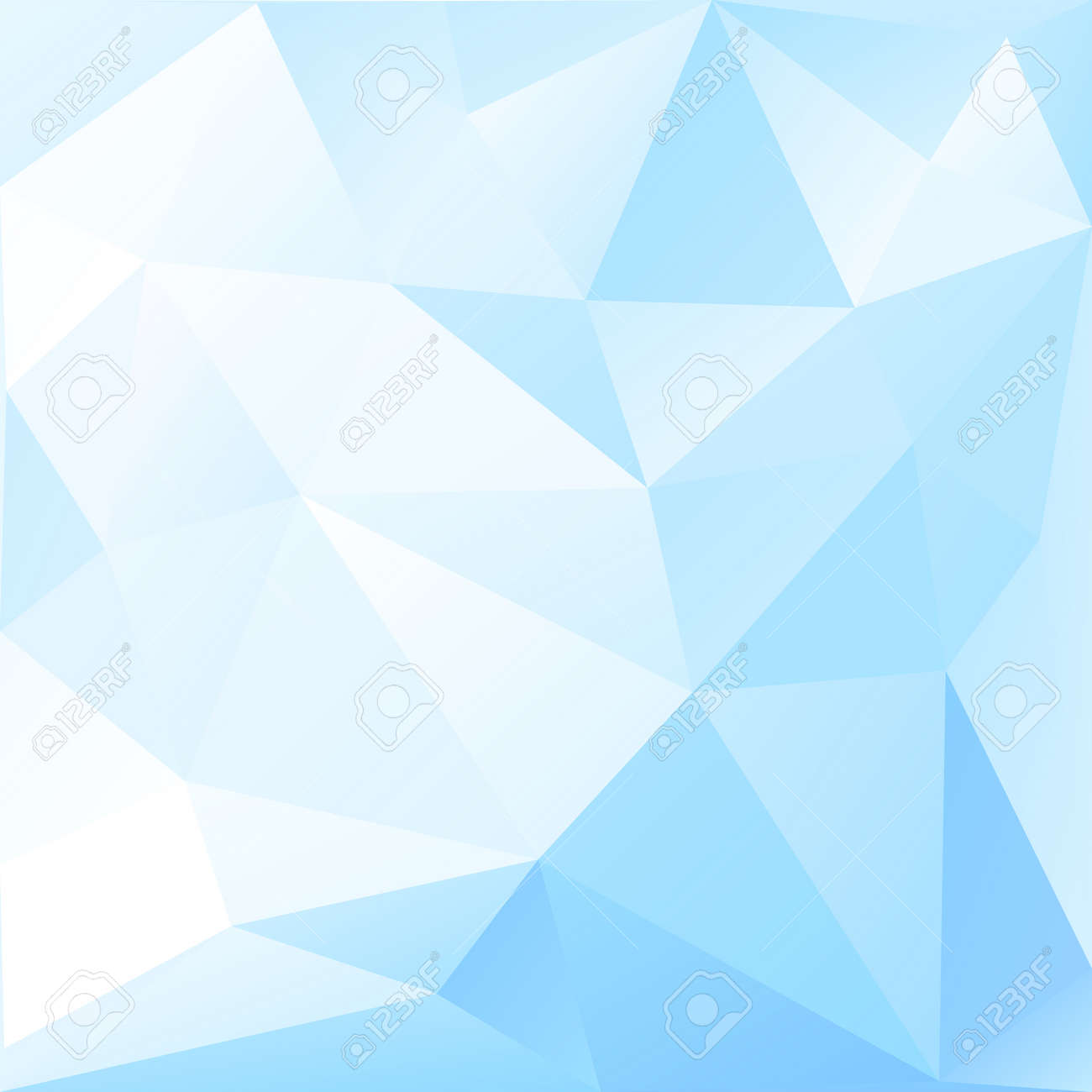 light blue low poly