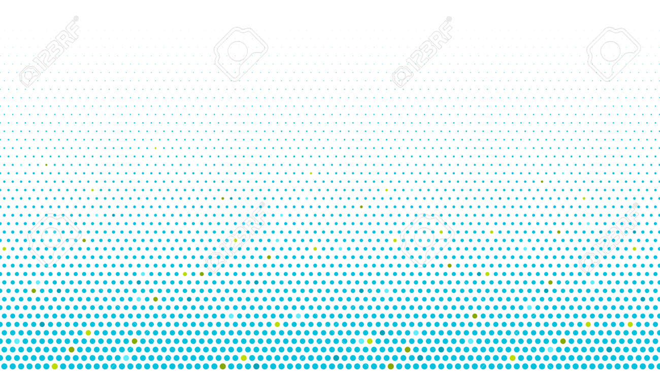 Abstract Halftone Dots Background In Light Blue Colors Royalty