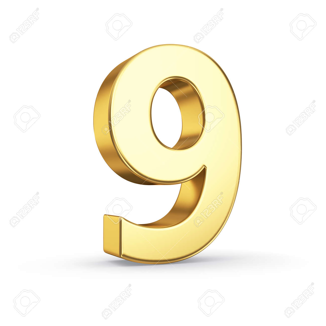 3d golden number 9