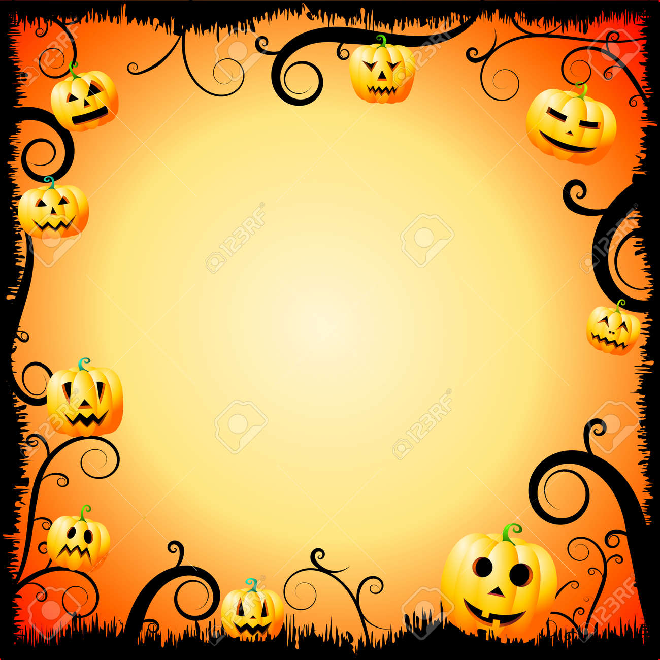 ハロウィン カード フレーム の写真素材 画像素材 Image 0316