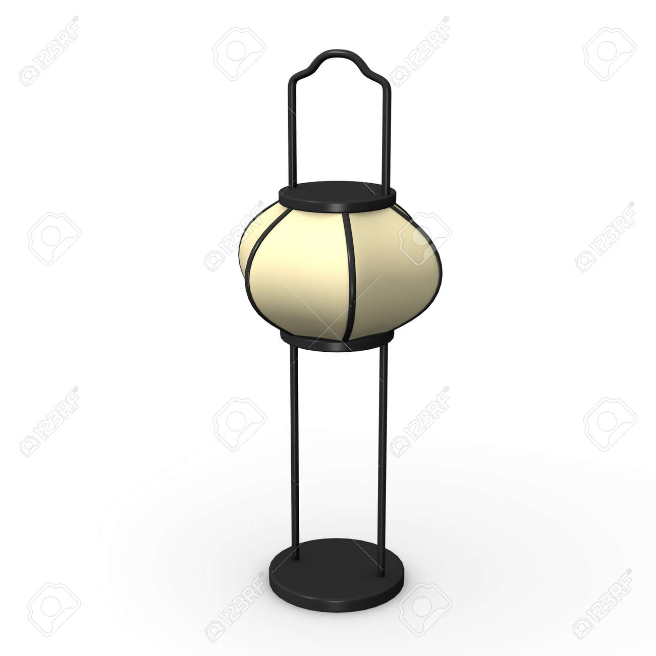Download 3d Render Of Japan Lamp Stock Photo Picture And Royalty Free Image Image 12905255
