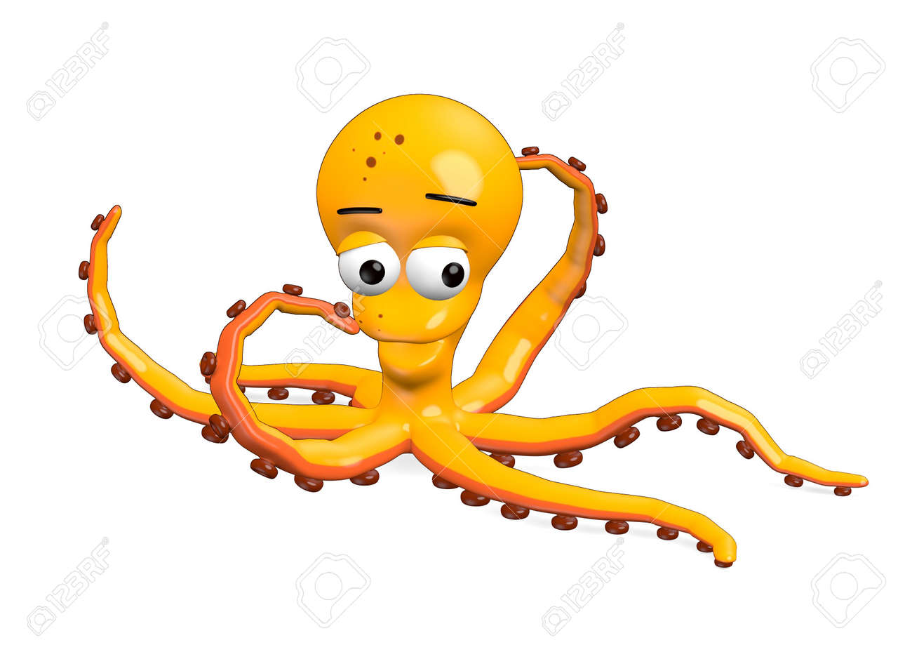 3d Render Of Cartoon Octopus Stock Photo, Picture And Royalty Free Image. Image 13727263. 3d Render Of Cartoon Octopus Stock Photo, Picture And Royalty Free Image. Image 13727263.