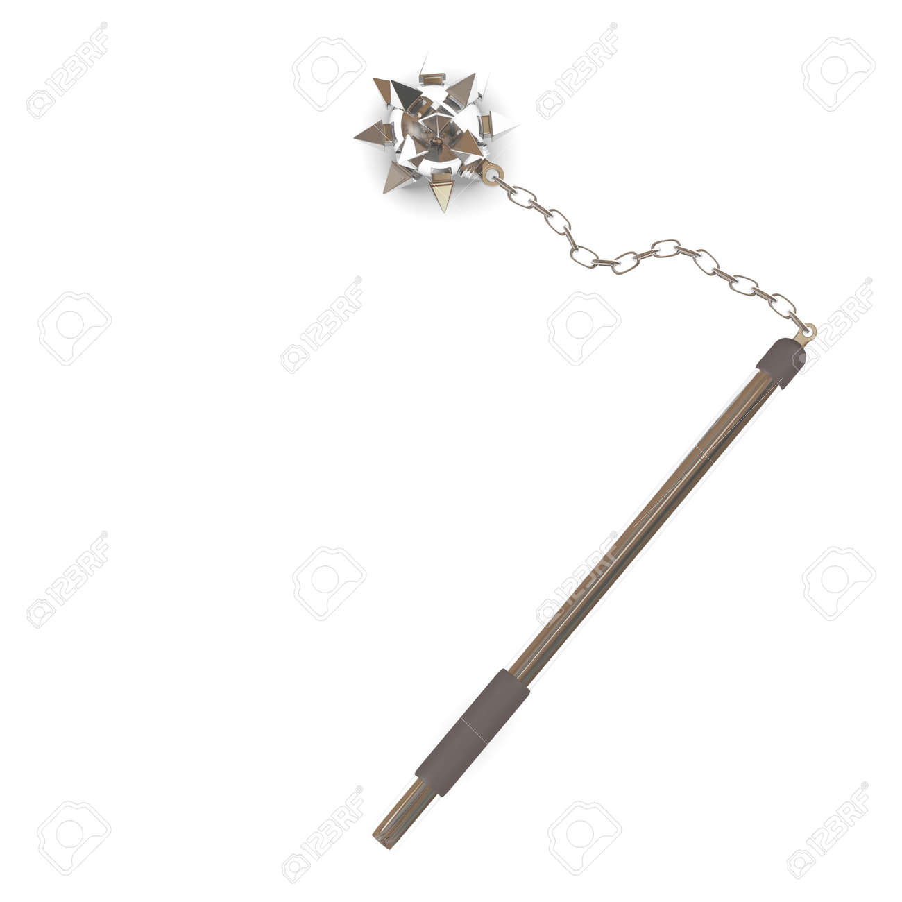 メイス武器の 3 D レンダリング の写真素材 画像素材 Image