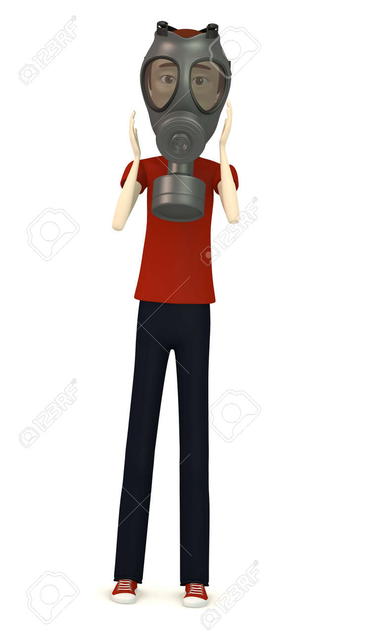 防毒マスクのアニメ キャラクターの 3 D レンダリング の写真素材 画像素材 Image 防毒マスクのアニメ キャラクターの 3 D レンダリング の写真素材 画像素材 Image