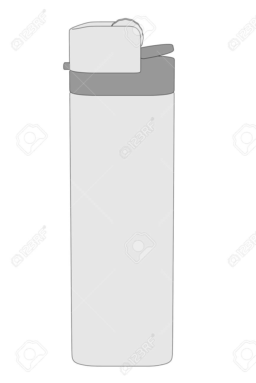 ライター 火 の漫画画像 の写真素材 画像素材 Image