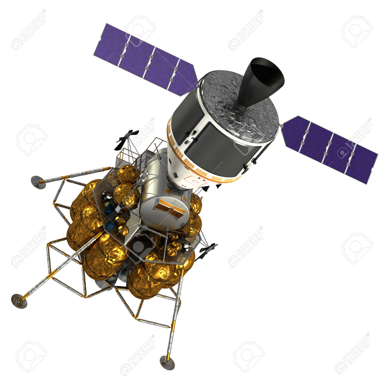 Crew Exploration Vehicle On White Background. 3D Model. - 36672775 Crew Exploration Vehicle On White Background. 3D Model. - 36672775
