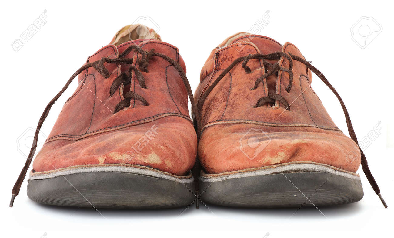 worn dress shoes