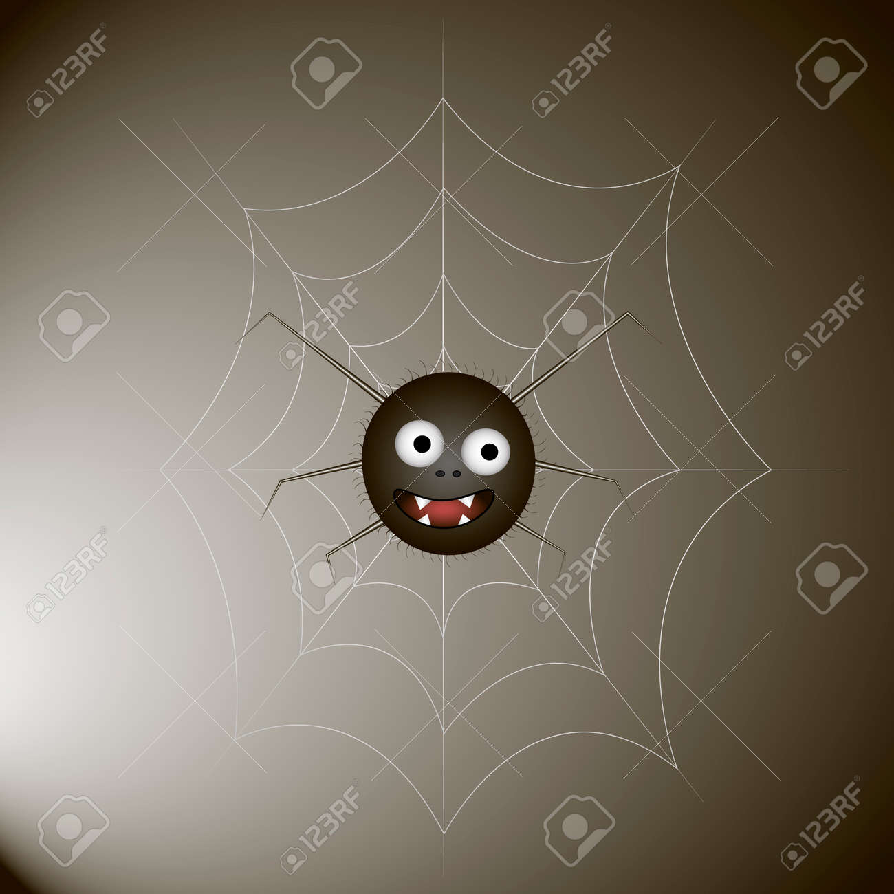 面白い蜘蛛 イラスト のイラスト素材 ベクタ Image