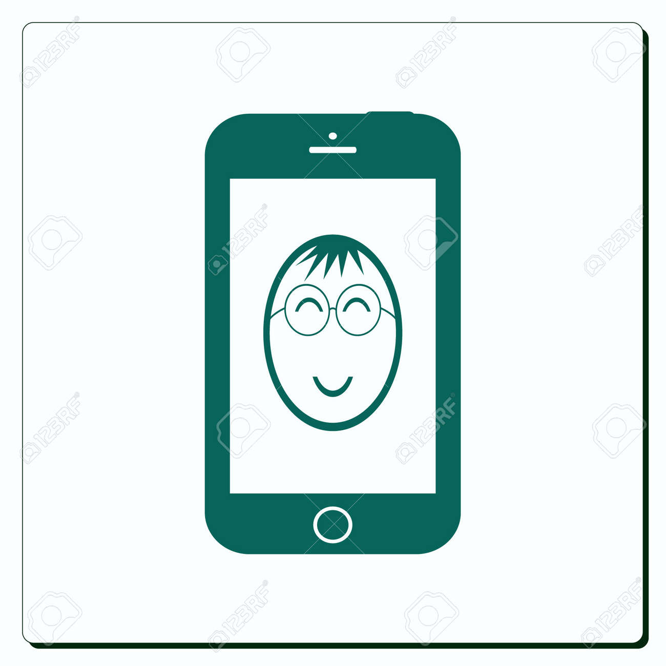 携帯電話 電話のアイコン ベクトル イラスト のイラスト素材 ベクタ Image 携帯電話 電話のアイコン ベクトル イラスト のイラスト素材 ベクタ Image