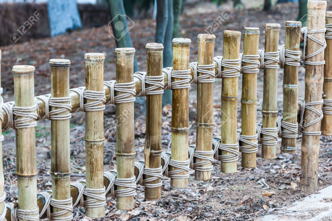 竹の柵 の写真素材 画像素材 Image