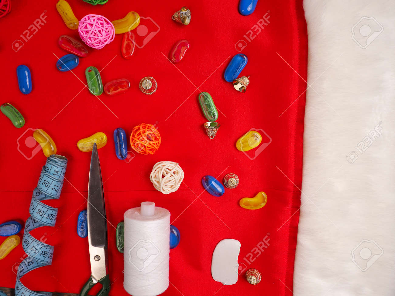 Download Christmas Sewing Still Life Includes Fabric And Craft Supplies Stock Photo Picture And Royalty Free Image Image 49004263 3D SVG Files Ideas | SVG, Paper Crafts, SVG File