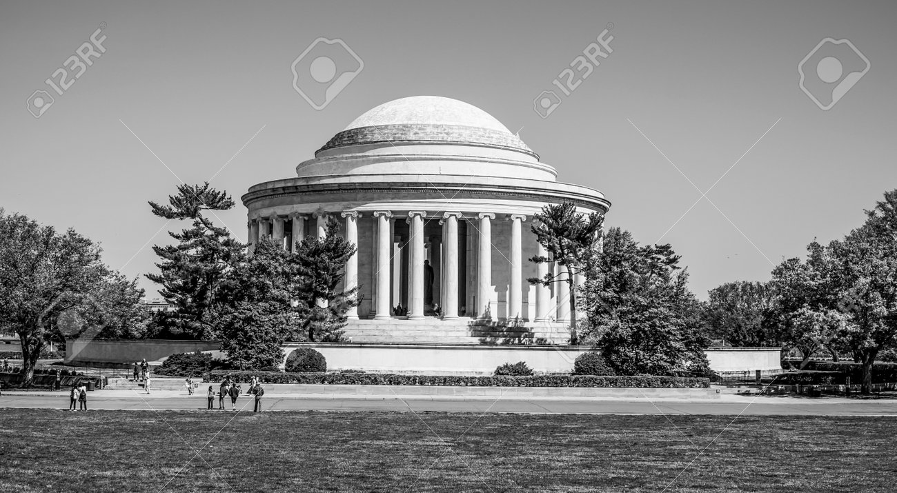 ワシントン Dc ワシントン Dc でトーマス ジェファーソン記念館 コロンビア 17 年 4 月 7 日 の写真素材 画像素材 Image