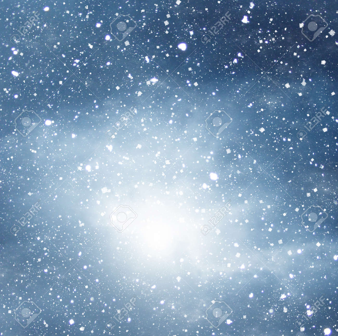 falling snow on the blue background dramatic dark sky background - 47396361 falling snow on the blue background dramatic dark sky background - 47396361