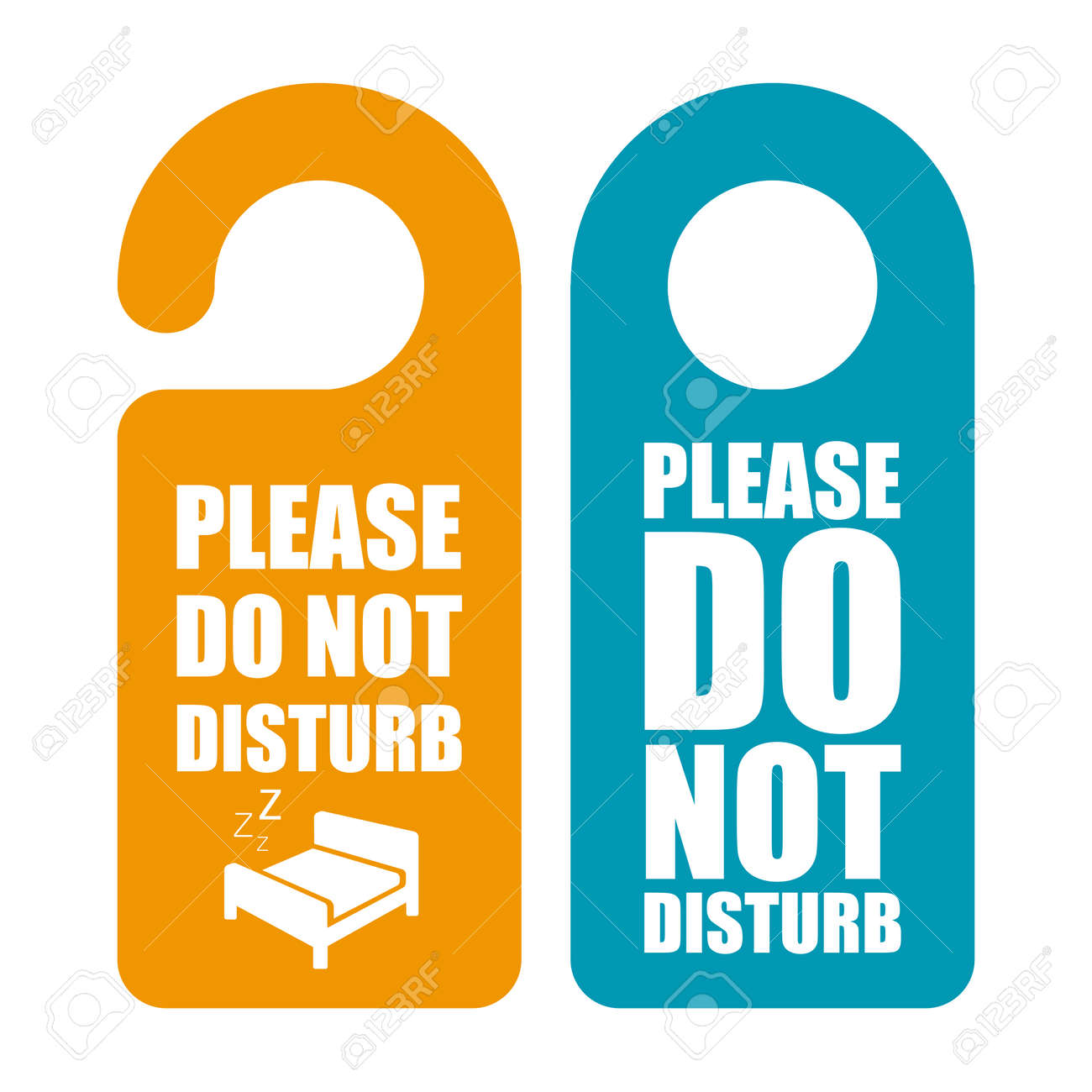 do not disturb door hanger royalty free cliparts vectors and