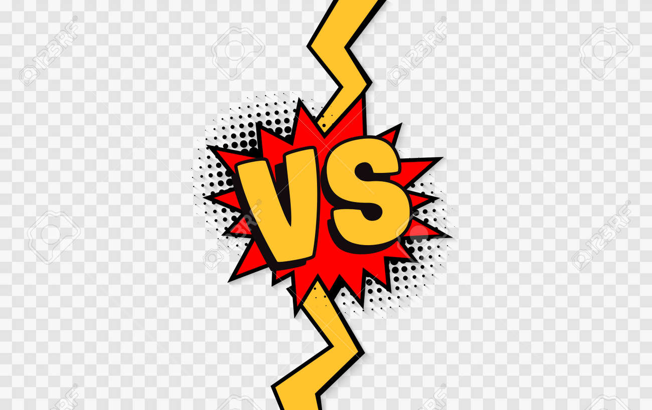 Vs Versus Letter Logo Battle Vs Match Gameのイラスト素材 ベクタ Image