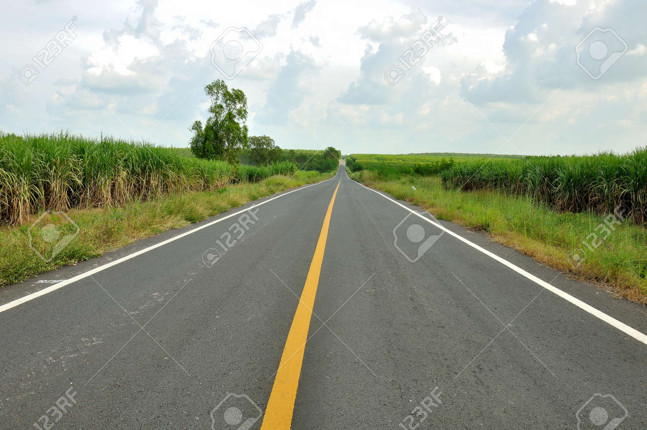 macadamized road country road
