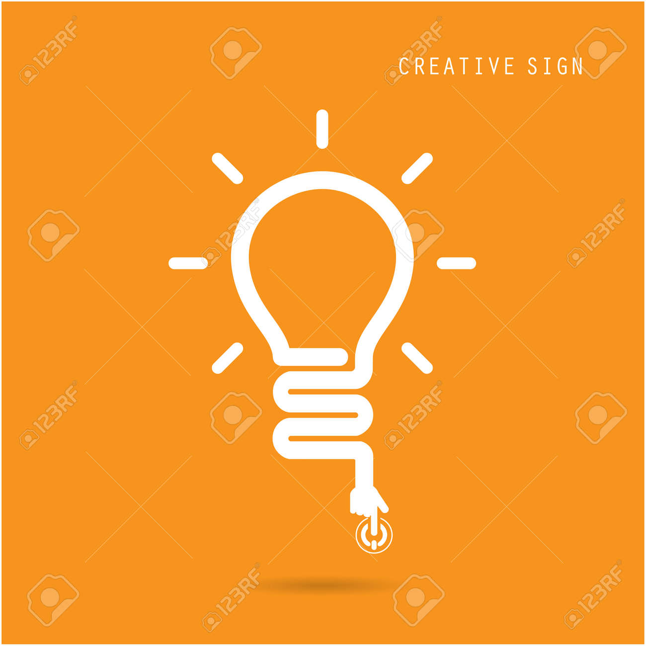 Creative light bulb concept, design for poster flyer cover brochure, business idea, education concept.vector illustration - 36115067 Creative light bulb concept, design for poster flyer cover brochure, business idea, education concept.vector illustration - 36115067