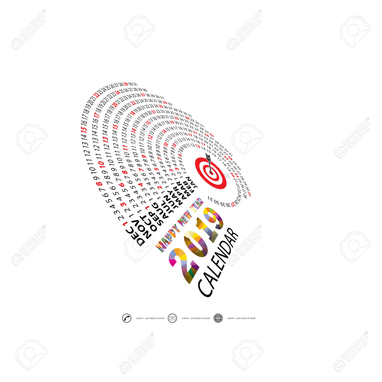 2019 calendar template spiral calendar calendar 2019 set of 12 12 x 12 calendar template