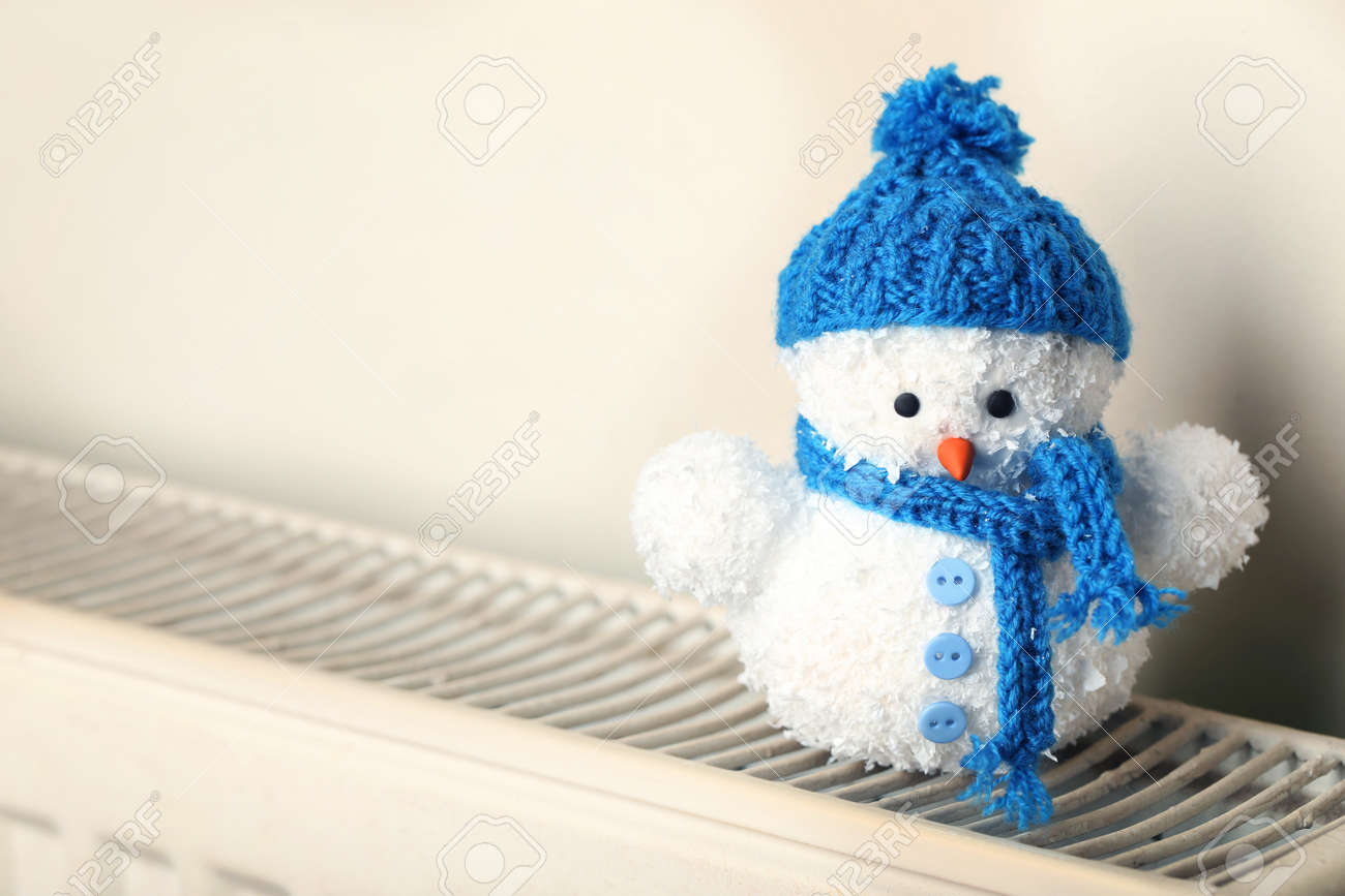blue hat and scarf