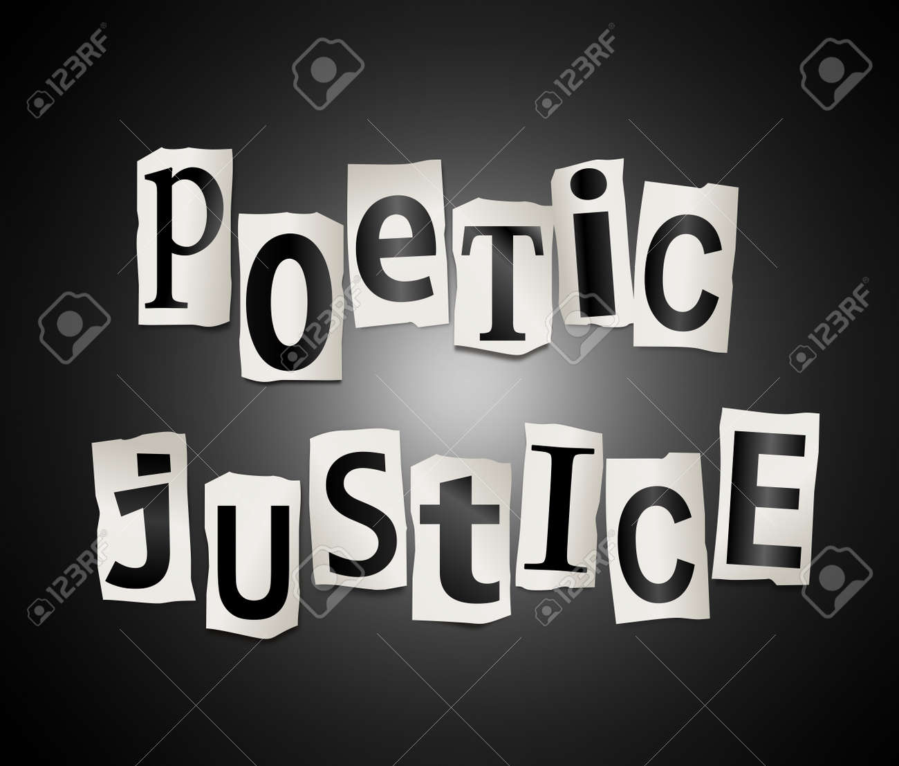 Illustration Depicting Cut Out Letters Arranged To Form The Words Illustration Depicting Cut Out Letters Arranged To Form The Words