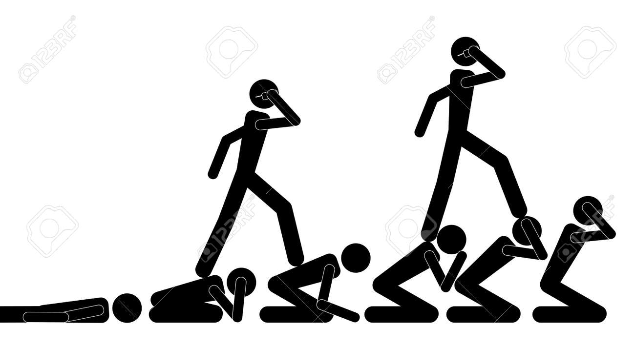 Climbing the career ladder. The background color can be changed. You can use any background color. - 41200317 Climbing the career ladder. The background color can be changed. You can use any background color. - 41200317