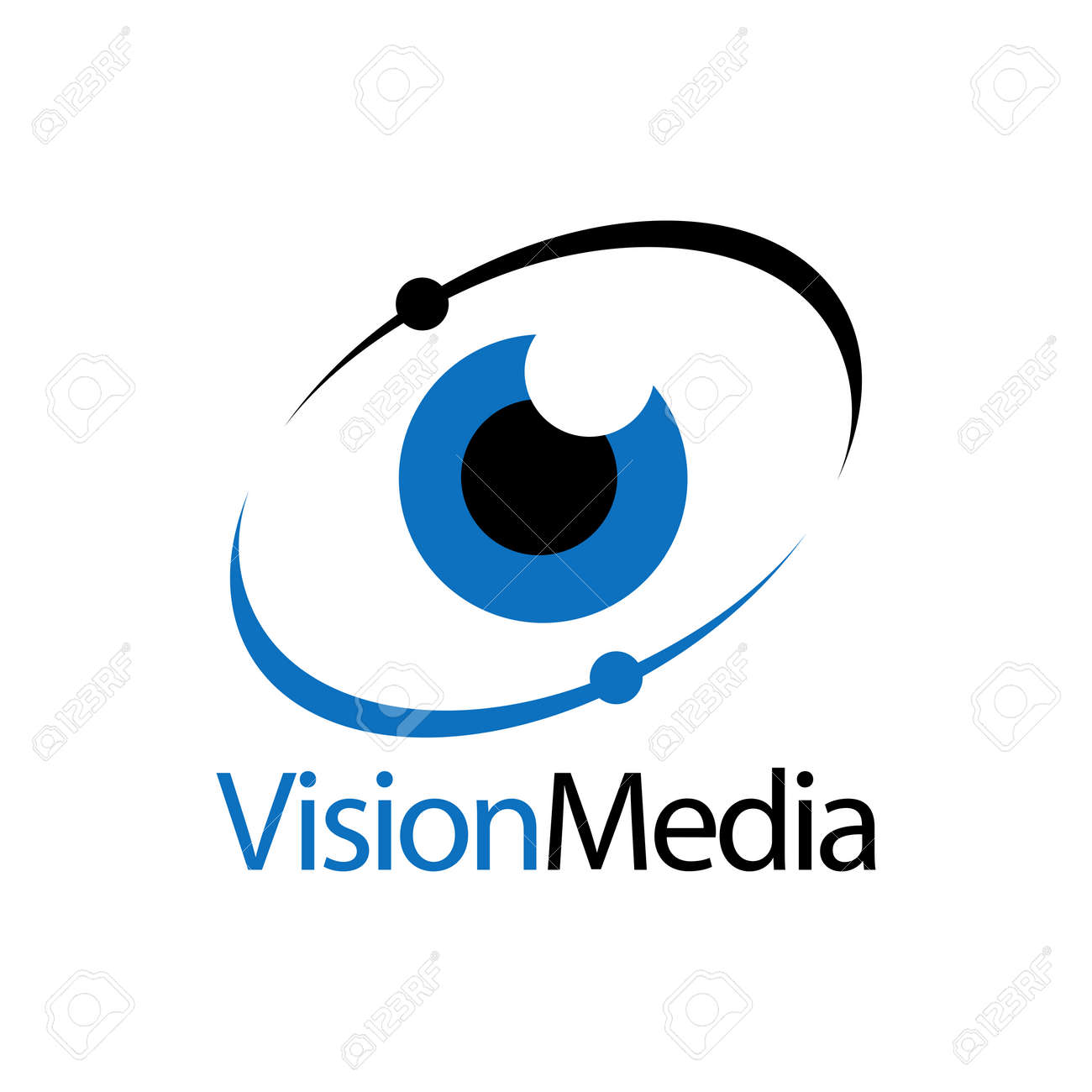 Eye icon vision media logo concept design template idea - 143647292 Eye icon vision media logo concept design template idea - 143647292