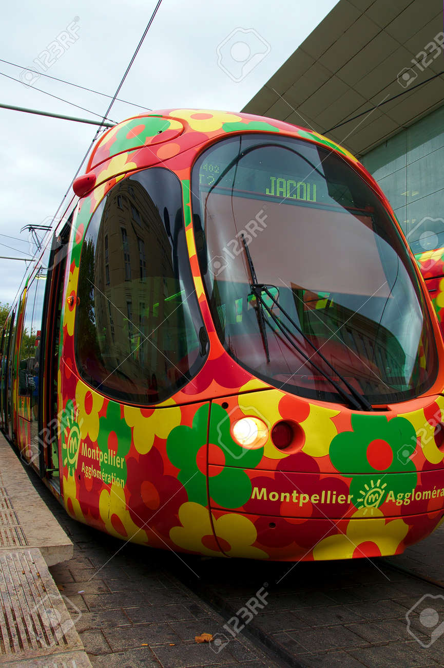 Tramway In Montpellier France With Orange Flowers Decorated Stock Photo Picture And Royalty Free Image Image Tramway In Montpellier France With Orange Flowers Decorated Stock Photo Picture And Royalty Free Image Image