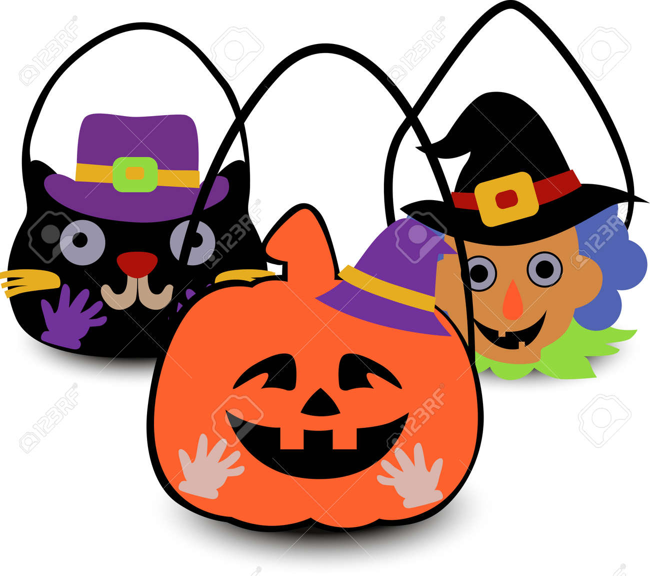 ハロウィン バッグ Dのイラスト素材 ベクタ Image