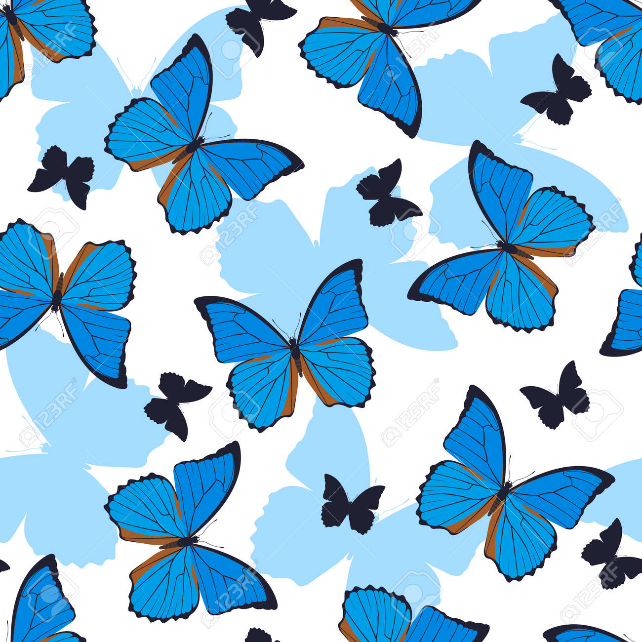 pic Imagenes De Mariposas Azules Sin Fondo mariposas abstractas sin patron en el fondo blanco mariposas azules ilustracion vectorial