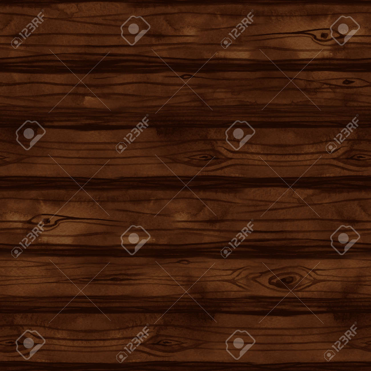 Seamless Pattern With Watercolor Wood Texture Boards Fence Stock Photo Picture And Royalty Free Image Image
