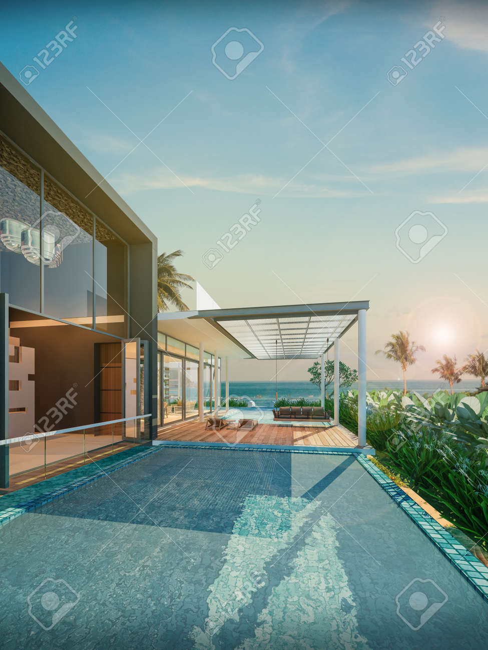 Beautiful Beach House View