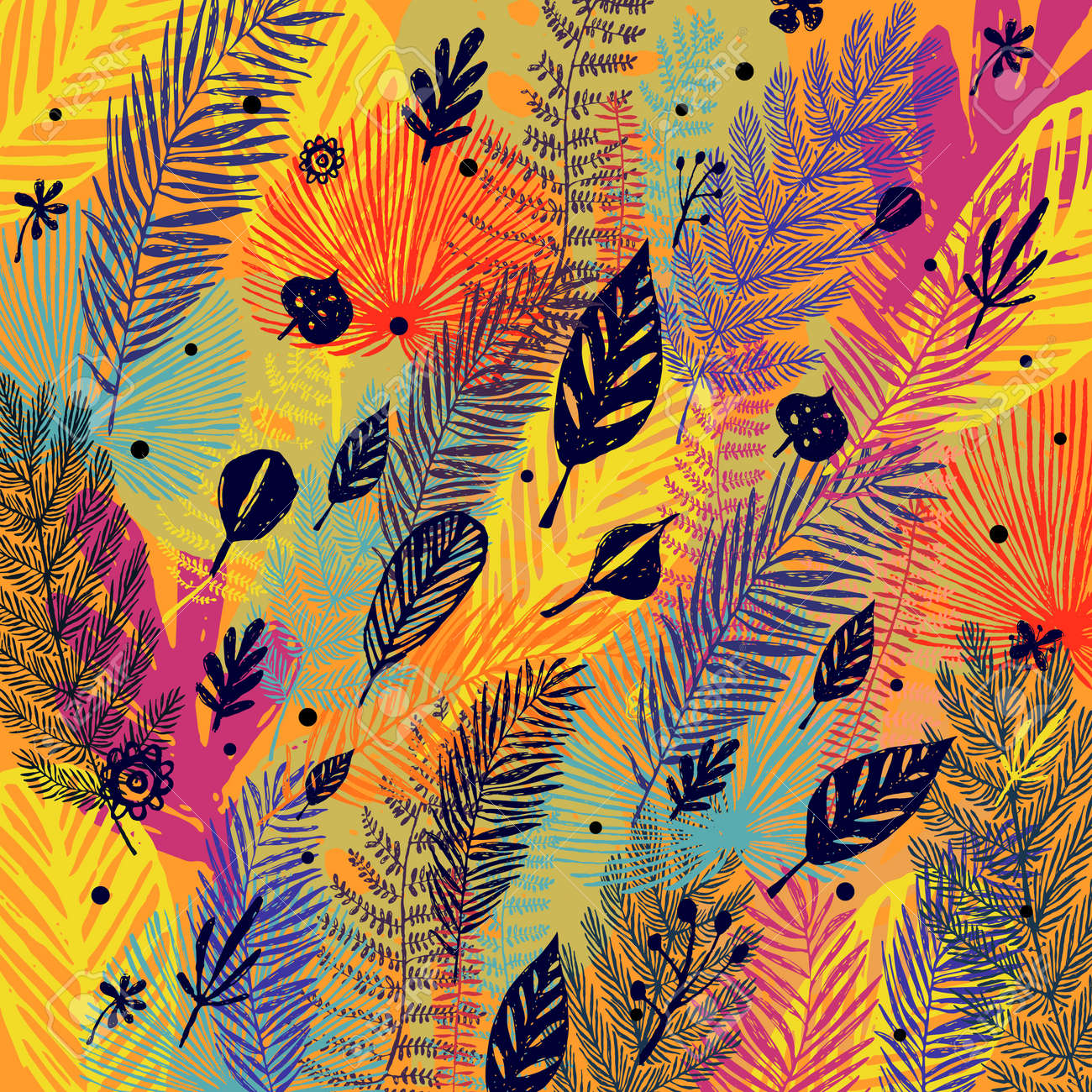 Deciduo Defoliacion Fondo De Moda Multicolor Del Otono Caida De La Hoja Vector Ilustracion Botanica Gran Elemento De Diseno Para Tarjetas De Felicitacion Pancartas Fotos Retratos Imagenes Y Fotografia De Archivo Libres