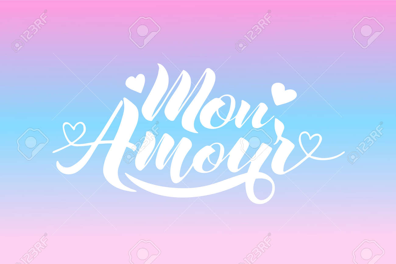 hand painted love card
