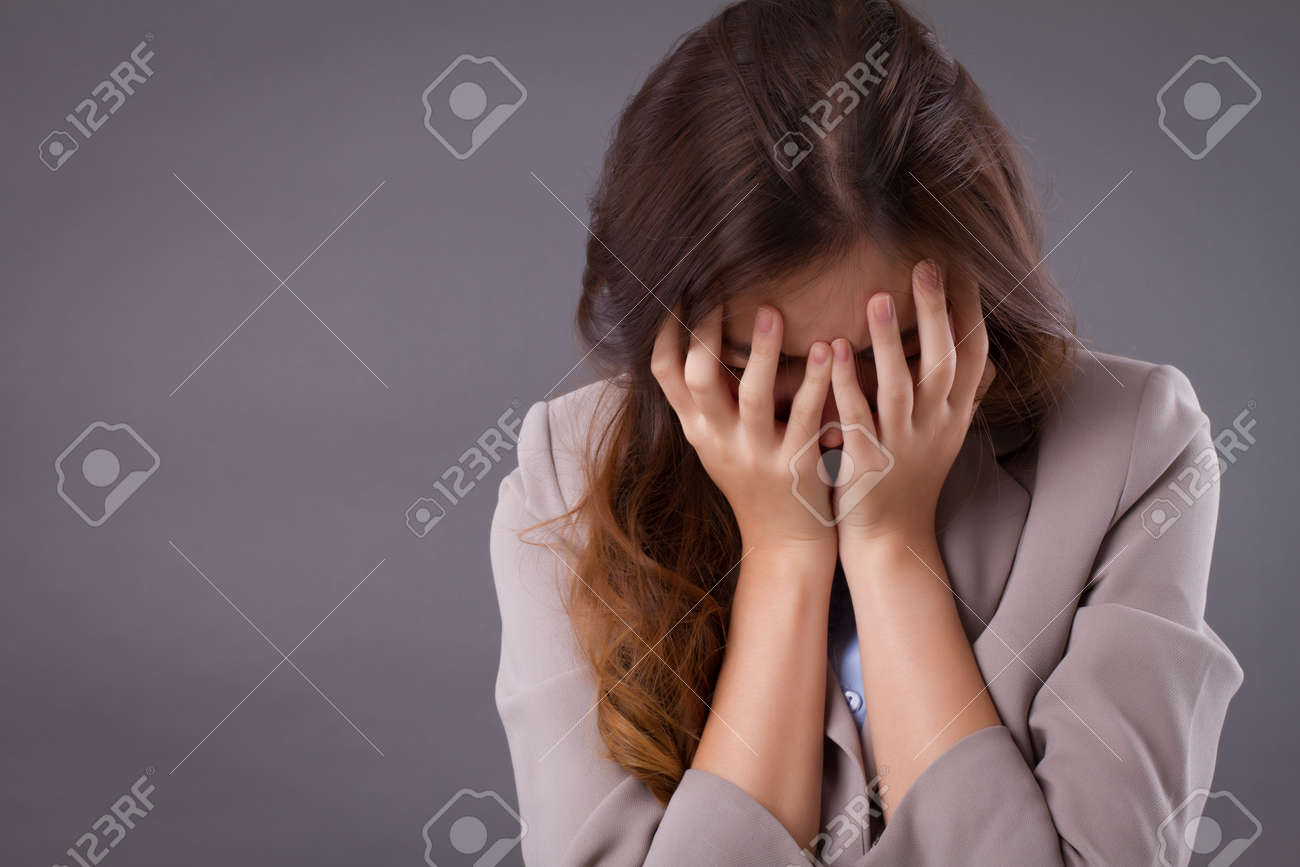 失敗した 悲しいビジネス女性 Facepalm の写真素材 画像素材 Image 2957