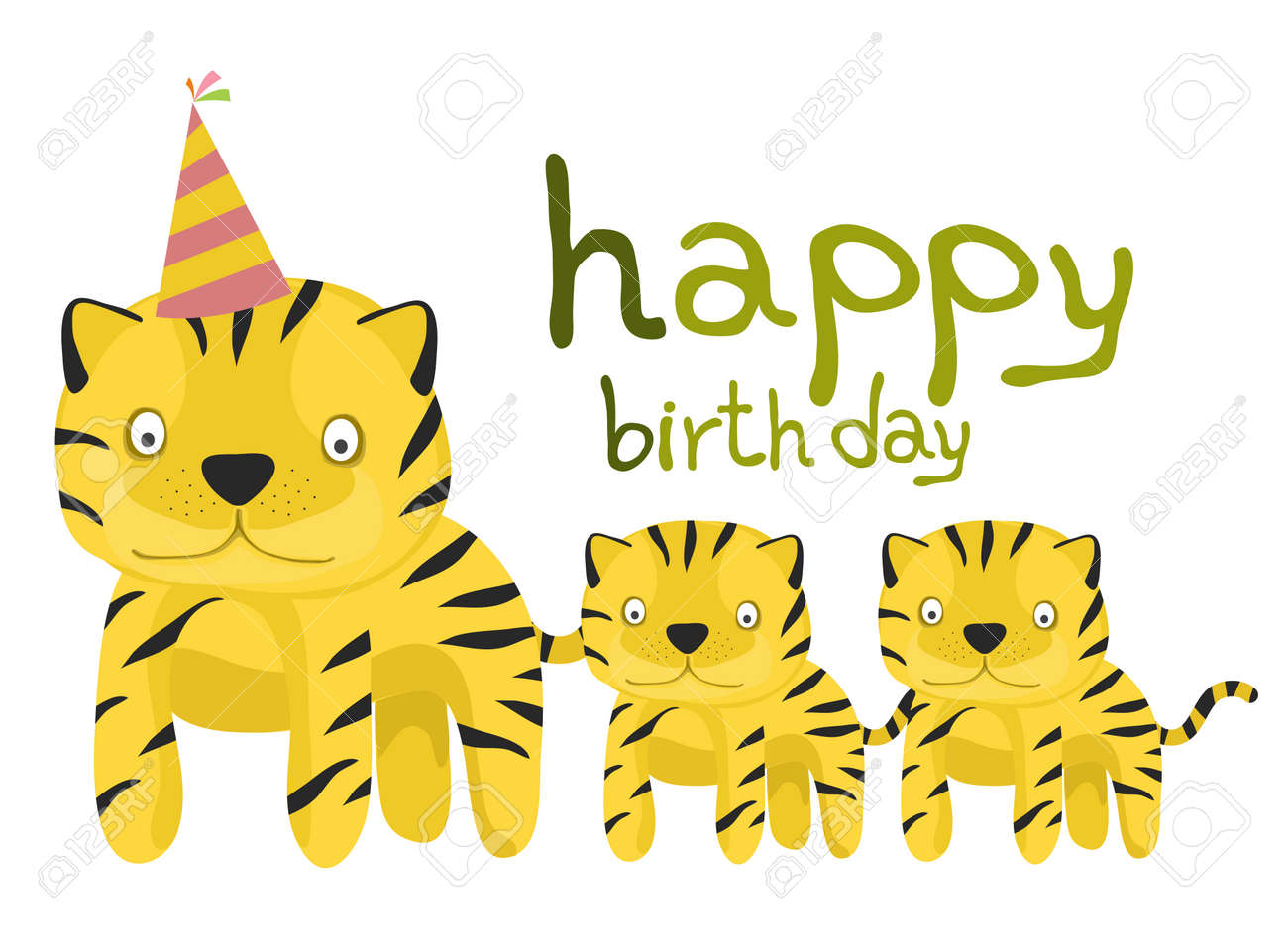 Collection De Cartes Animal Bebe Tigre Joyeux Anniversaire Clip Art Libres De Droits Vecteurs Et Illustration Image Collection De Cartes Animal Bebe Tigre Joyeux Anniversaire Clip Art Libres De Droits Vecteurs Et Illustration Image