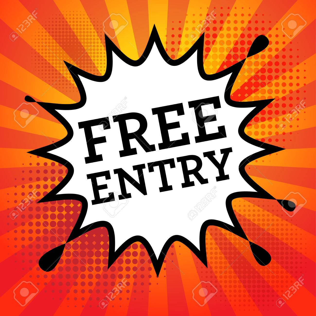 本文コミック爆発無料エントリ ベクトル イラストのイラスト素材 ベクタ Image