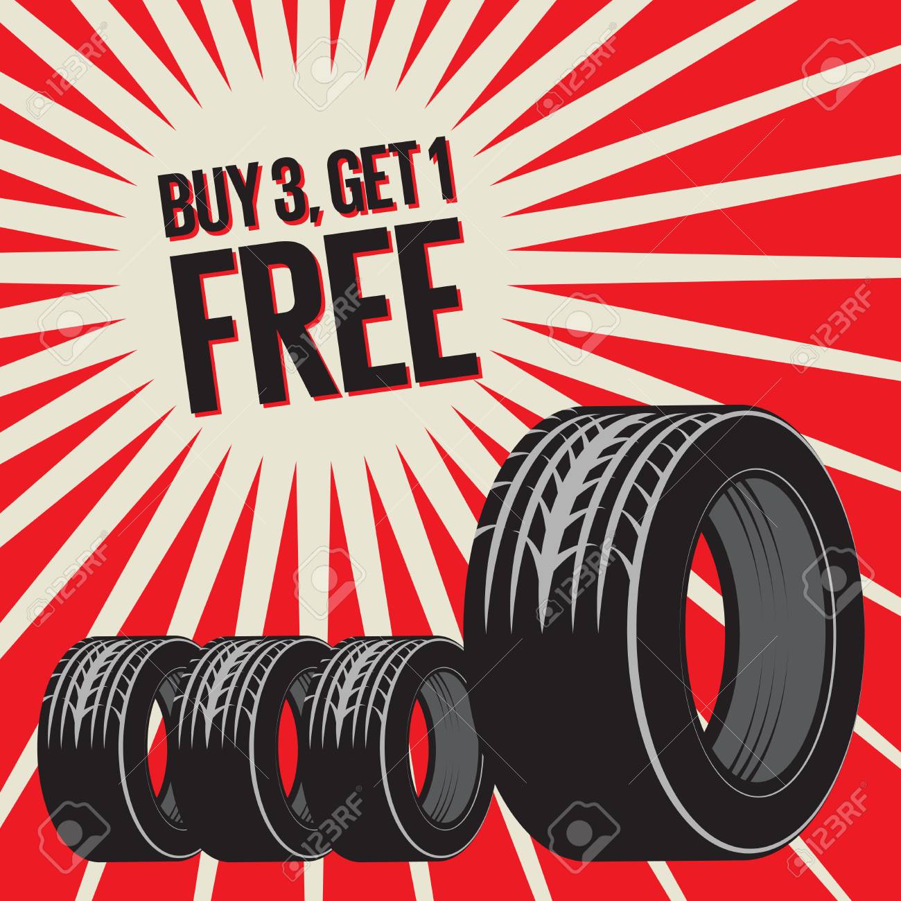 Buy 3 Get 1 Free Tires >> Bang Burst Tires Business Concept With Text Buy 3 Get 1 Free Buy 3 Get 1 Free Tires >> Bang Burst Tires Business Concept With Text Buy 3 Get 1 Free