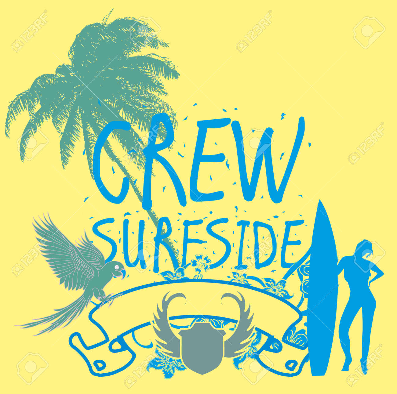 pacific ocean beach volley vector art royalty free cliparts vectors