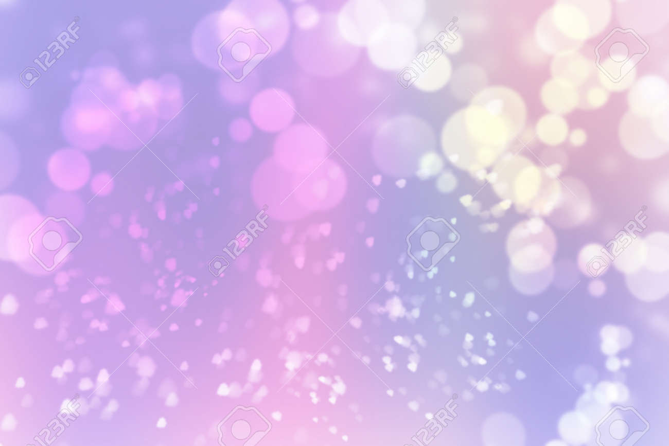 Beautiful Pastel Pink Yellow Red Orange Green Blue White Abstract