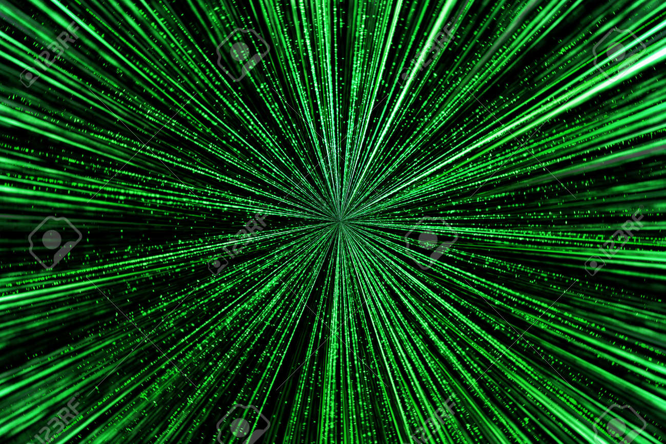 디지털 녹색 스타 버스트 매트릭스 기술 배경 검정 배경에서 생성 된. 로열티 무료 사진, 그림, 이미지 그리고 스톡포토그래피.  Image 47940536