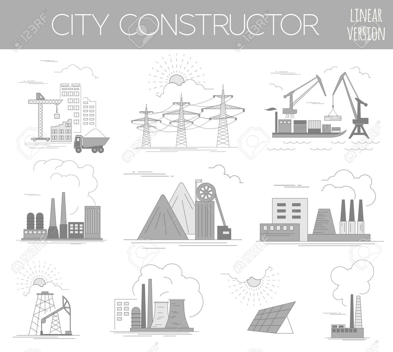 great city map creator house constructor infrastructure industrial transport outline version - House Map Creator great city map creator house constructor infrastructure industrial transport outline version - House Map Creator