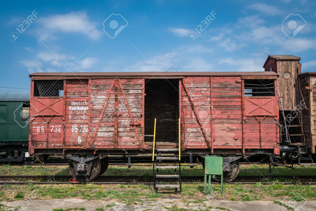 wooden train carriages